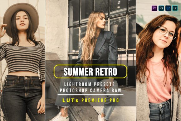 Download 10 Summer Retro Presets and Luts - Retro presets Collection