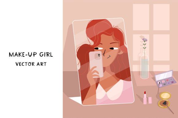Download Beauty Blogger Vector Illustration - Blogger Collection